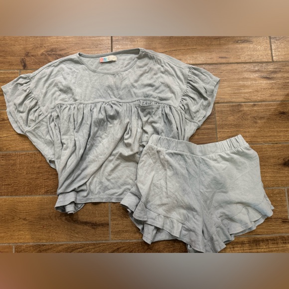 Free People Other - Ocean pier cotton linen set